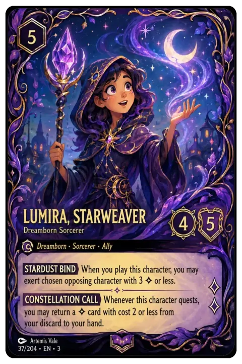 Lorcana Card Maker Card Variant 1