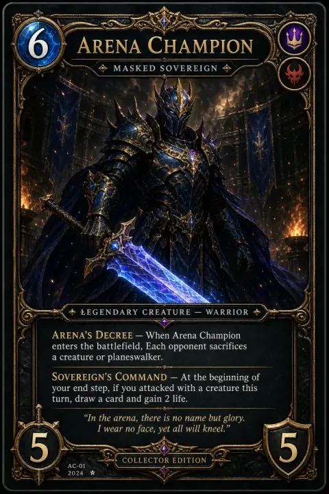Trading Card Maker Card Variant 1