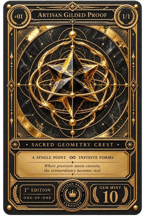 Artisan Gilded Proof #01 · Studio Sample