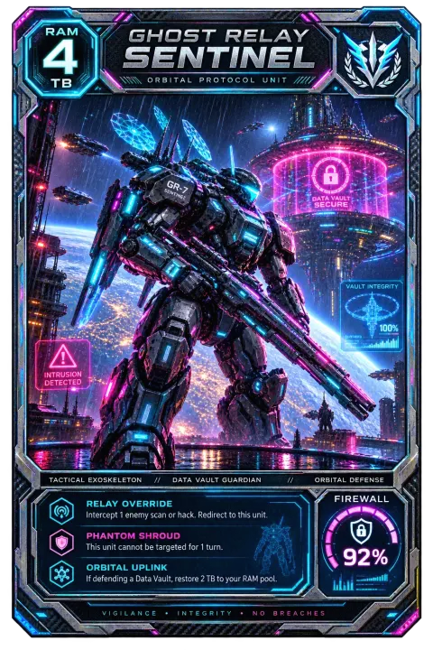 Ghost Relay Sentinel · Orbital Data Vault