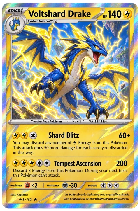 Voltshard Drake · Studio Sample