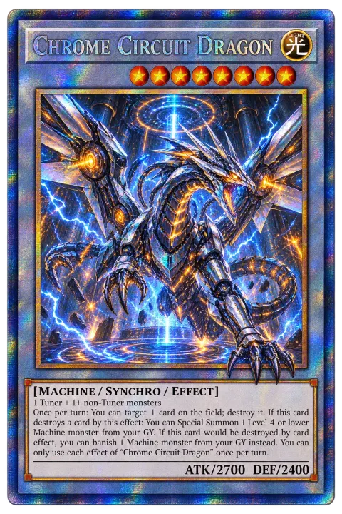 Chrome Circuit Dragon · Arcane Chamber